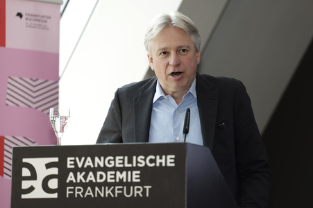 Pressekonferenz der Frankfurter Buchmesse in Frankfurt