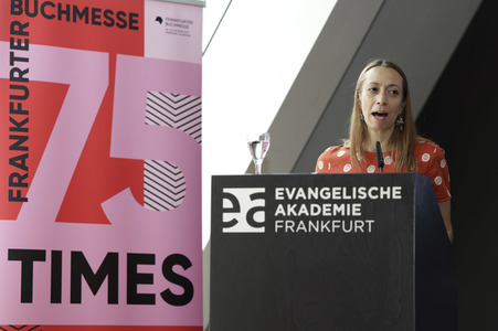 Pressekonferenz der Frankfurter Buchmesse in Frankfurt