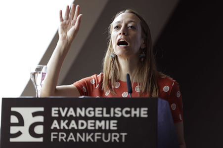 Pressekonferenz der Frankfurter Buchmesse in Frankfurt