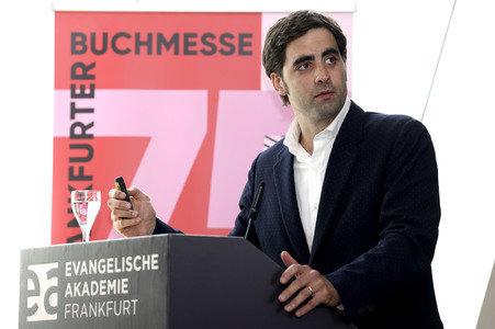 Pressekonferenz der Frankfurter Buchmesse in Frankfurt