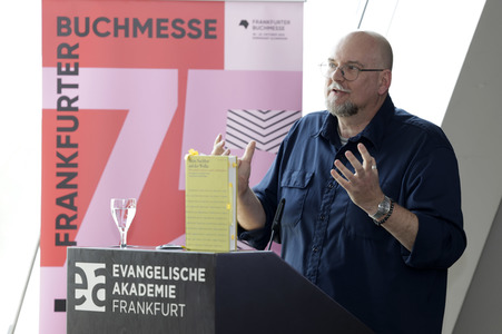 Pressekonferenz der Frankfurter Buchmesse in Frankfurt