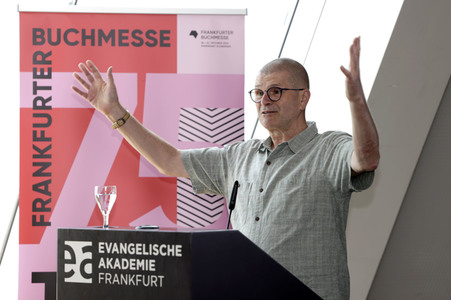 Pressekonferenz der Frankfurter Buchmesse in Frankfurt
