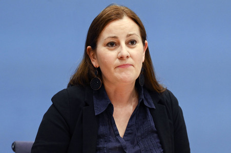 Bundespressekonferenz Wahlrechtsform - Kritik und rechtliche Schritte der Linken in Berlin