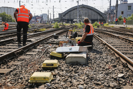 Pressetermin zur zweiten Baustufe des ESTW in Köln