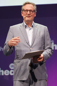 Verleihung des Frontier Award an Michael J. Fox in München
