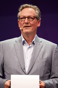 Verleihung des Frontier Award an Michael J. Fox in München