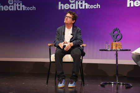 Verleihung des Frontier Award an Michael J. Fox in München