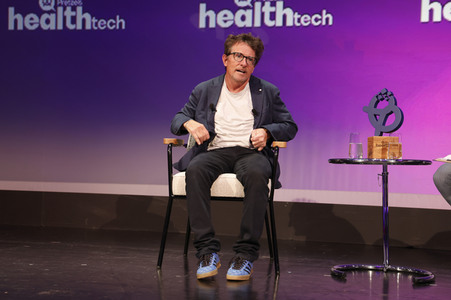 Verleihung des Frontier Award an Michael J. Fox in München