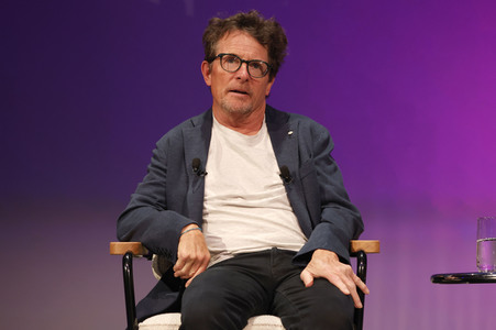 Verleihung des Frontier Award an Michael J. Fox in München