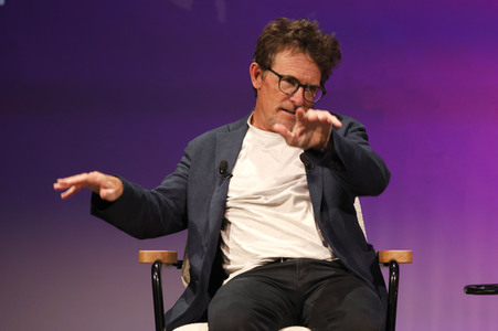 Verleihung des Frontier Award an Michael J. Fox in München
