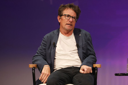 Verleihung des Frontier Award an Michael J. Fox in München