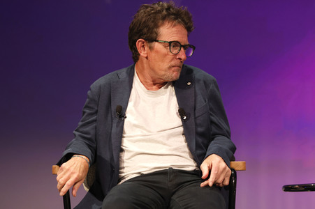 Verleihung des Frontier Award an Michael J. Fox in München