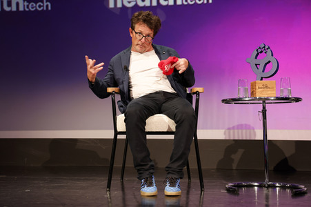Verleihung des Frontier Award an Michael J. Fox in München