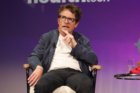 Verleihung des Frontier Award an Michael J. Fox in München