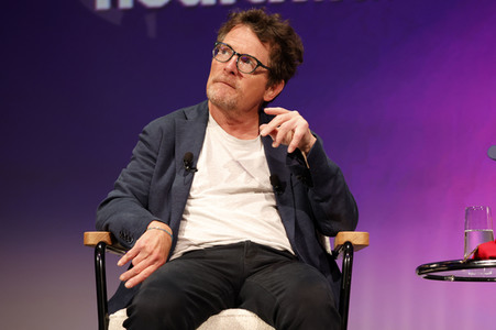 Verleihung des Frontier Award an Michael J. Fox in München