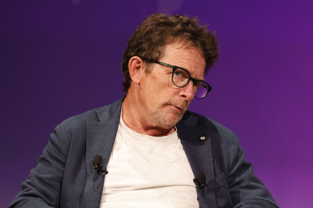 Verleihung des Frontier Award an Michael J. Fox in München