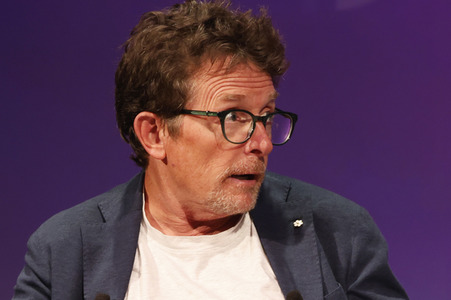 Verleihung des Frontier Award an Michael J. Fox in München