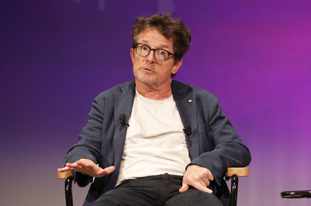Verleihung des Frontier Award an Michael J. Fox in München