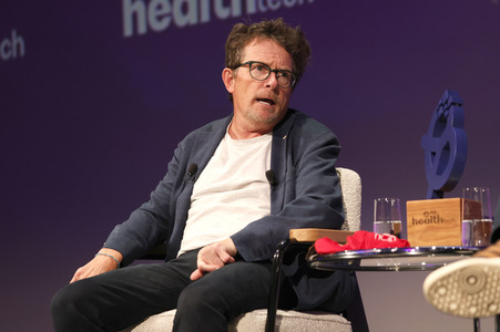Verleihung des Frontier Award an Michael J. Fox in München