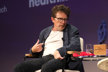 Verleihung des Frontier Award an Michael J. Fox in München