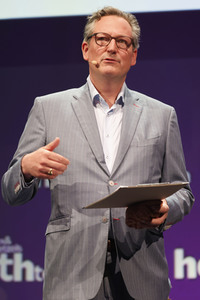 Verleihung des Frontier Award an Michael J. Fox in München