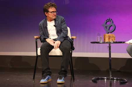 Verleihung des Frontier Award an Michael J. Fox in München