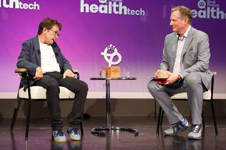 Verleihung des Frontier Award an Michael J. Fox in München