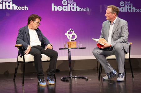 Verleihung des Frontier Award an Michael J. Fox in München