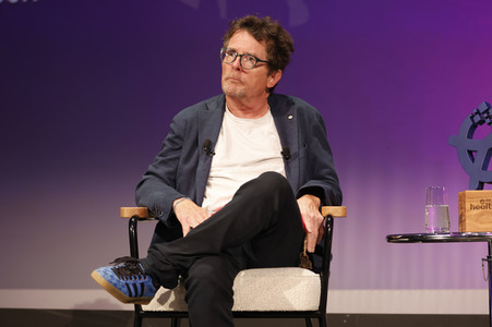 Verleihung des Frontier Award an Michael J. Fox in München