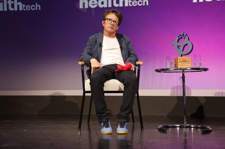 Verleihung des Frontier Award an Michael J. Fox in München