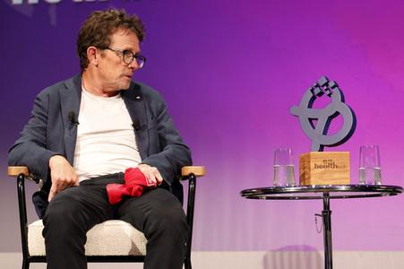 Verleihung des Frontier Award an Michael J. Fox in München