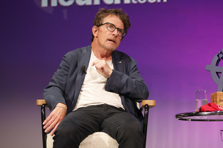 Verleihung des Frontier Award an Michael J. Fox in München