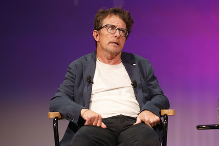 Verleihung des Frontier Award an Michael J. Fox in München