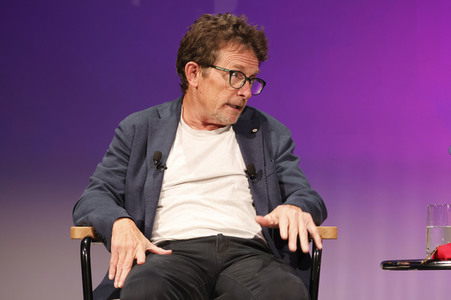 Verleihung des Frontier Award an Michael J. Fox in München