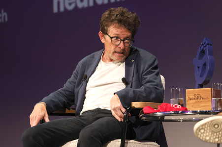 Verleihung des Frontier Award an Michael J. Fox in München