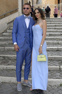 Hochzeit von Mattia Zaccagni und Chiara Nasti in Rom