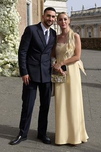 Hochzeit von Mattia Zaccagni und Chiara Nasti in Rom