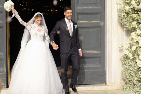 Hochzeit von Mattia Zaccagni und Chiara Nasti in Rom