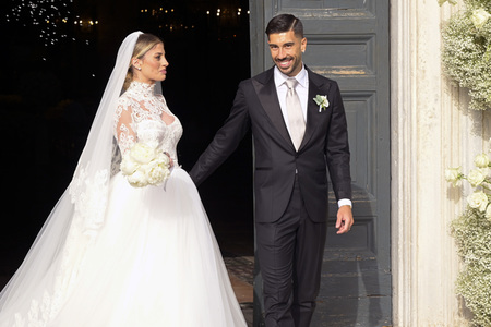 Hochzeit von Mattia Zaccagni und Chiara Nasti in Rom