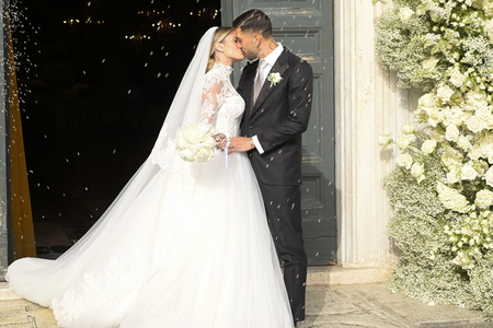 Hochzeit von Mattia Zaccagni und Chiara Nasti in Rom