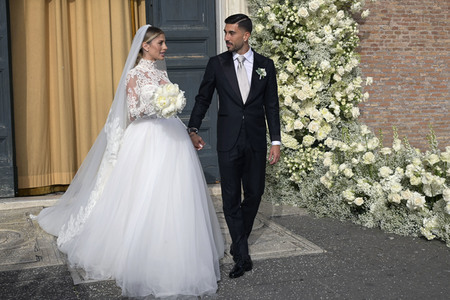 Hochzeit von Mattia Zaccagni und Chiara Nasti in Rom