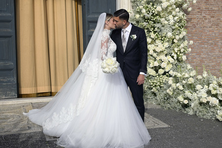 Hochzeit von Mattia Zaccagni und Chiara Nasti in Rom