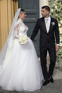 Hochzeit von Mattia Zaccagni und Chiara Nasti in Rom