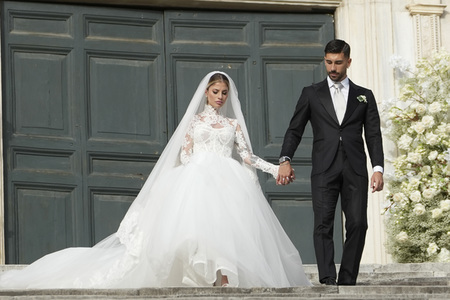 Hochzeit von Mattia Zaccagni und Chiara Nasti in Rom