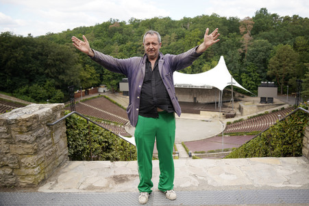 Fototermin mit Rainald Grebe in Berlin