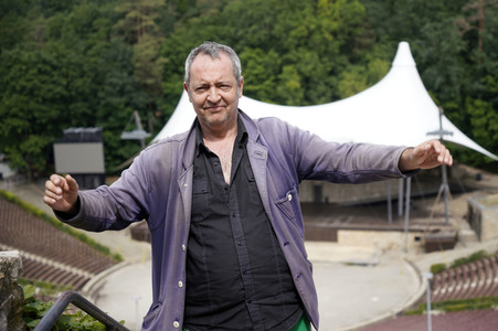 Fototermin mit Rainald Grebe in Berlin