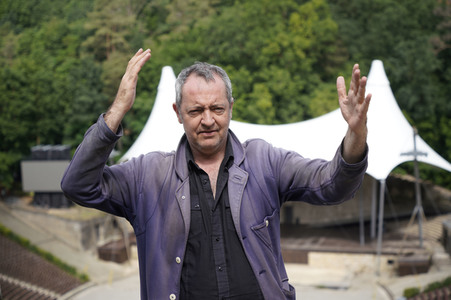 Fototermin mit Rainald Grebe in Berlin