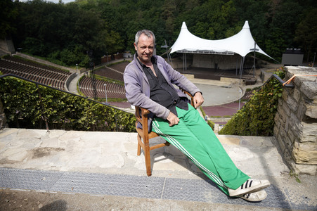 Fototermin mit Rainald Grebe in Berlin