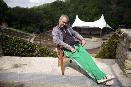Fototermin mit Rainald Grebe in Berlin