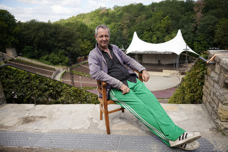 Fototermin mit Rainald Grebe in Berlin